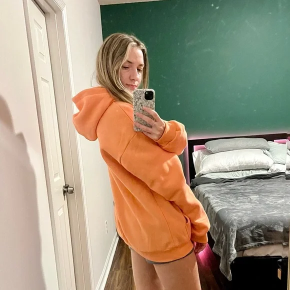 Comfrt Signature Hoodie in Coral - Picture 6 of 7